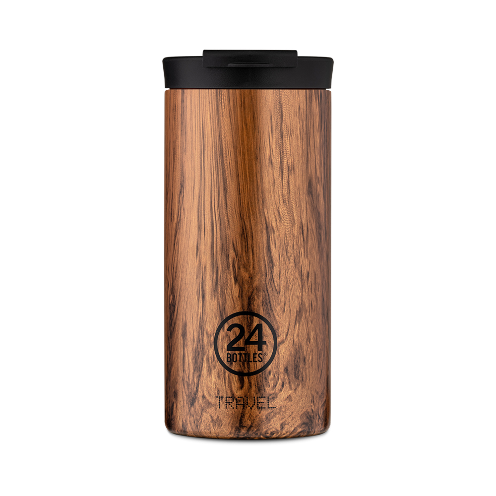 24BOTTLES Travel Tumbler 600ml Sequoia Wood