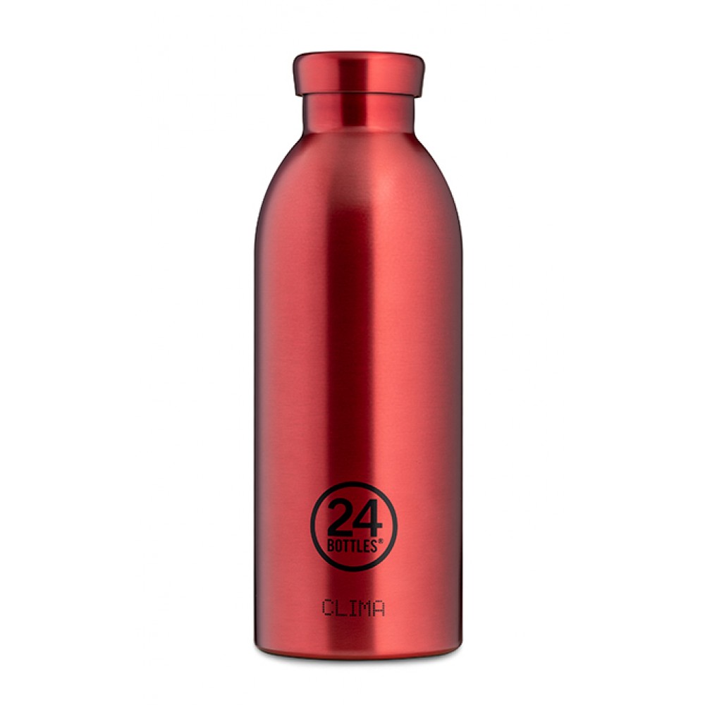 24BOTTLES Clima Bottle Chianti Red Stainless Steel 500ml