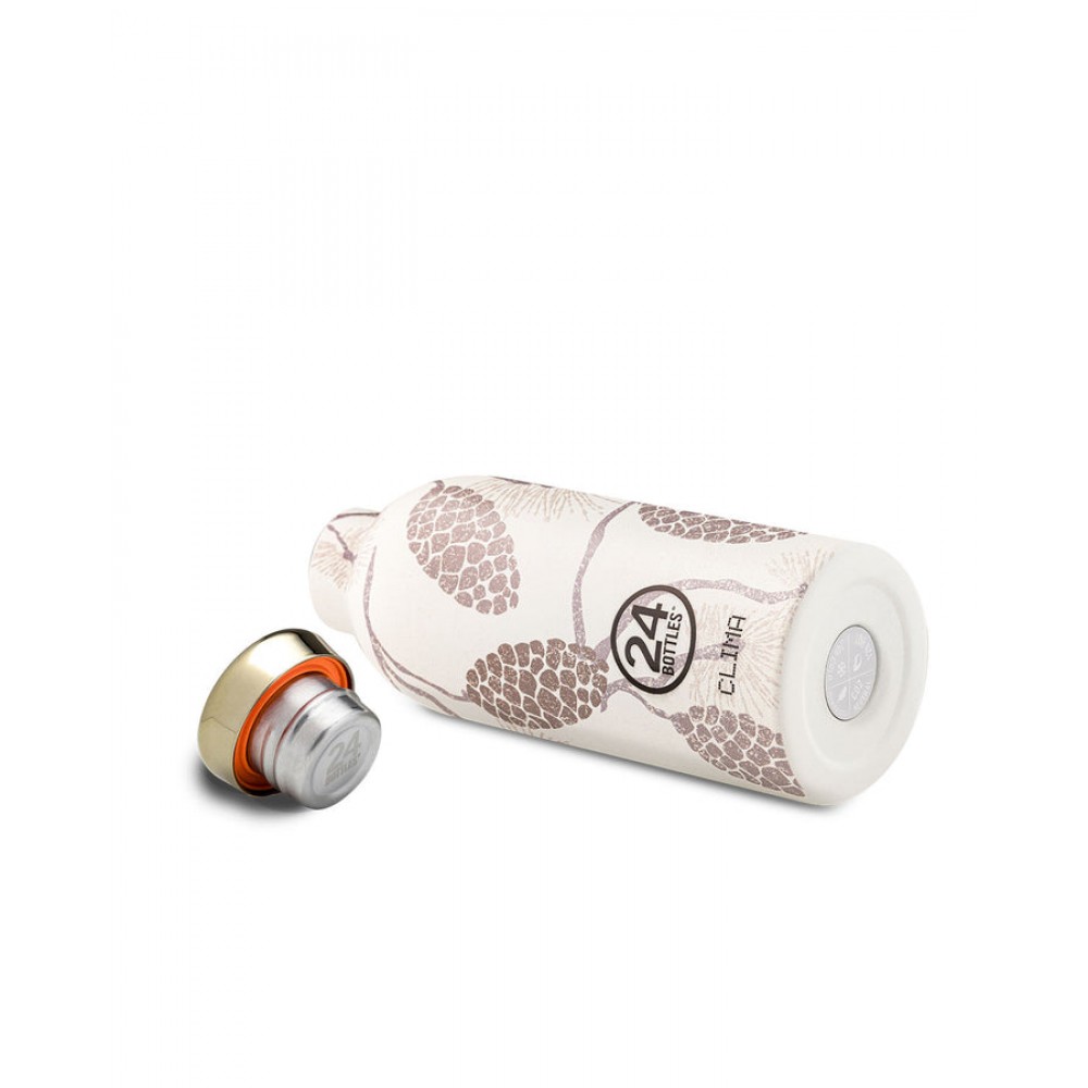 24BOTTLES Clima Bottle Gold Pines Stainless Steel 500ml