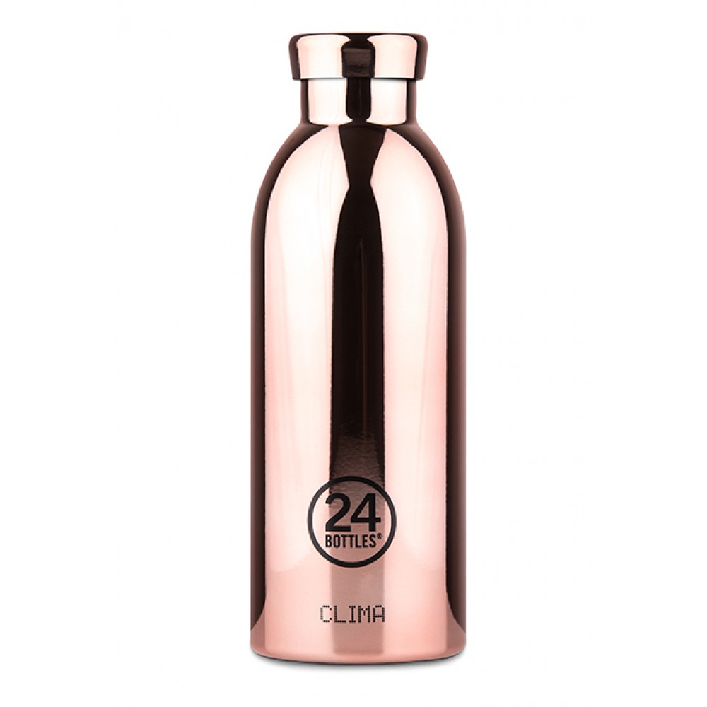 24BOTTLES Clima Bottle Rose Gold Stainless Steel 500ml