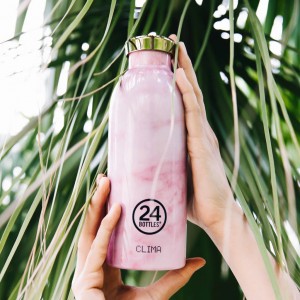24BOTTLES Clima Bottle Pink Marble 500ml 24BOTTLES Clima Bottle Pink Marble 500ml