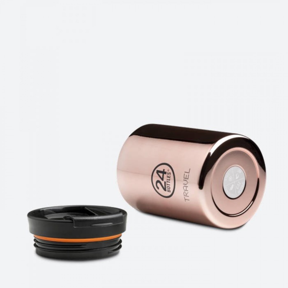 24BOTTLES Travel Tumbler 350ml Rose Gold Ποτήρι Θερμός