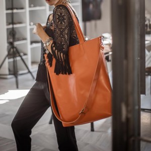 3rd FLOOR Bag Madeleine Orange Leather