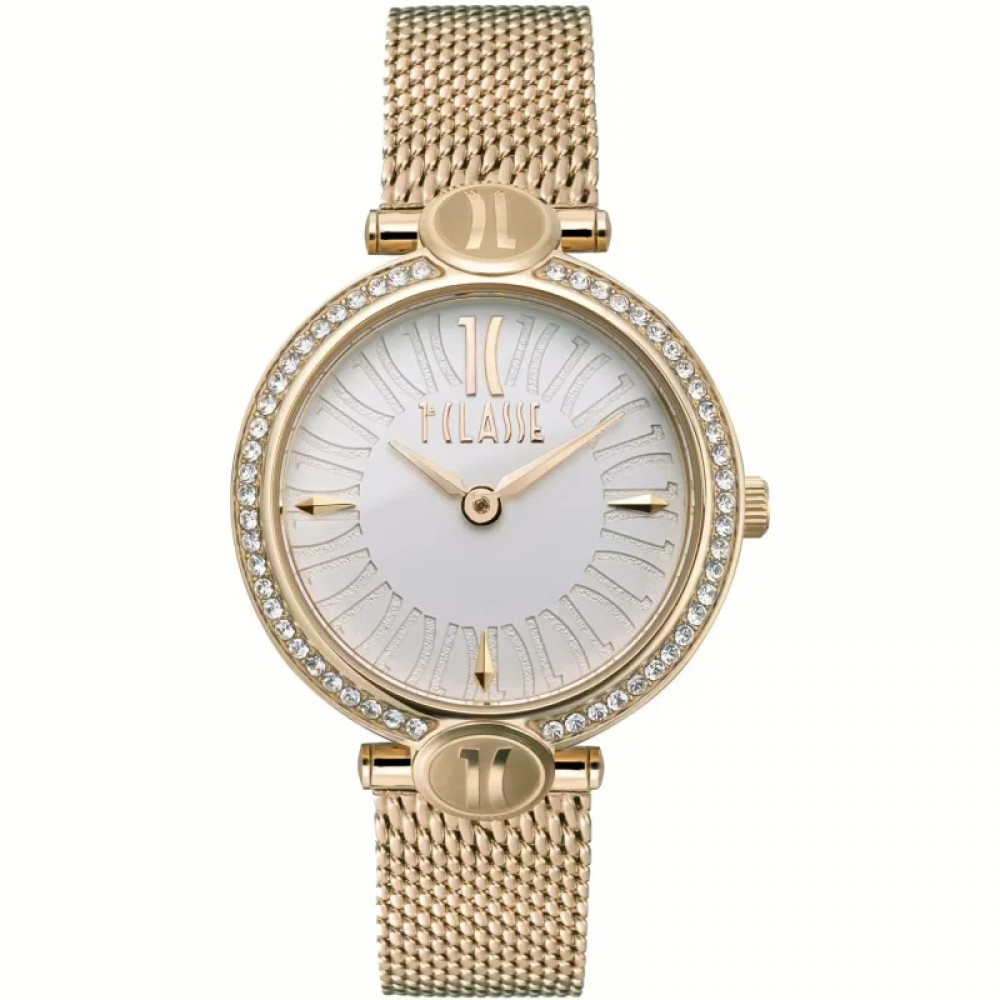 Alviero Martini 1a Classe Madeira Ρολόι Επίχρυσο Ατσάλι Μπρασελέ 1696984