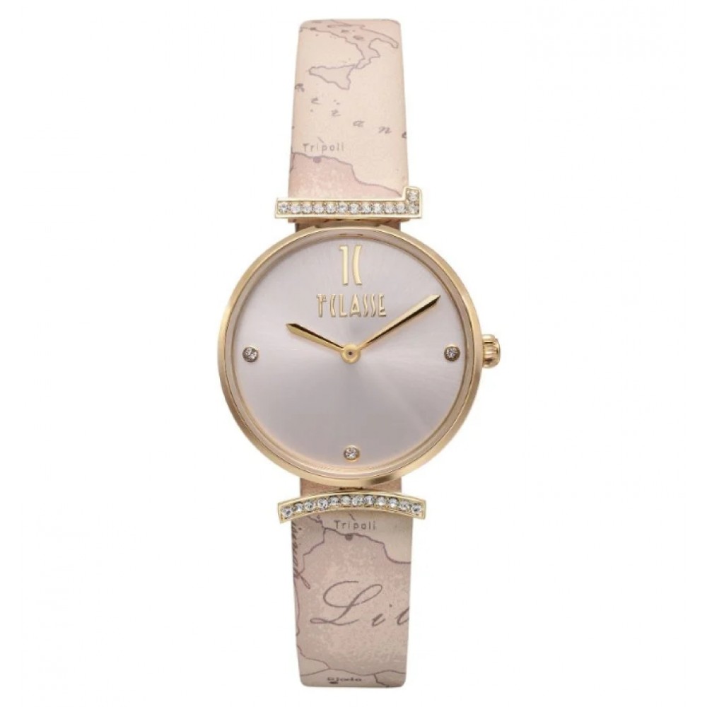 Alviero Martini 1a Classe Montecarlo Ρολόι Χρυσό Δερμάτινο Λουρί 1698607