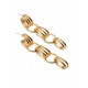ALEYOLE HUNDRED GOLD EARRINGS SILVER 925 EG4443