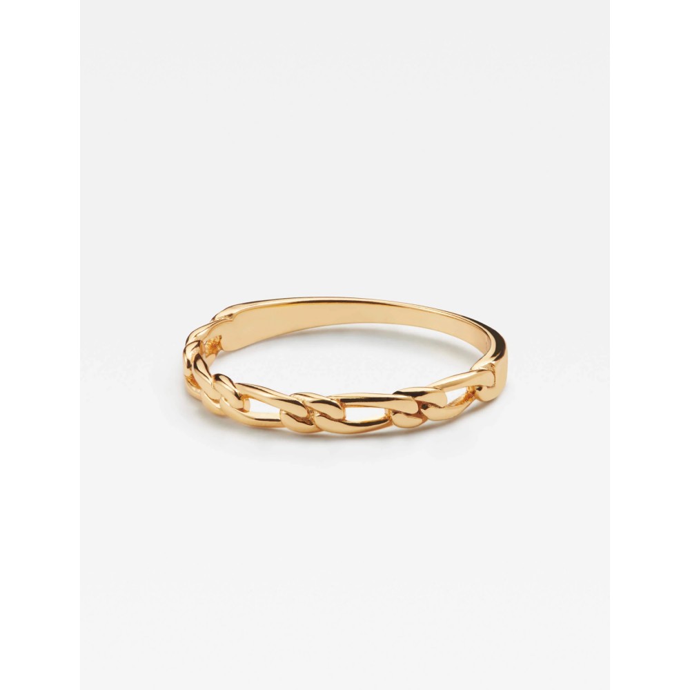 ALEYOLE UNIQUE GOLD RING SILVER 925 RG4082-12