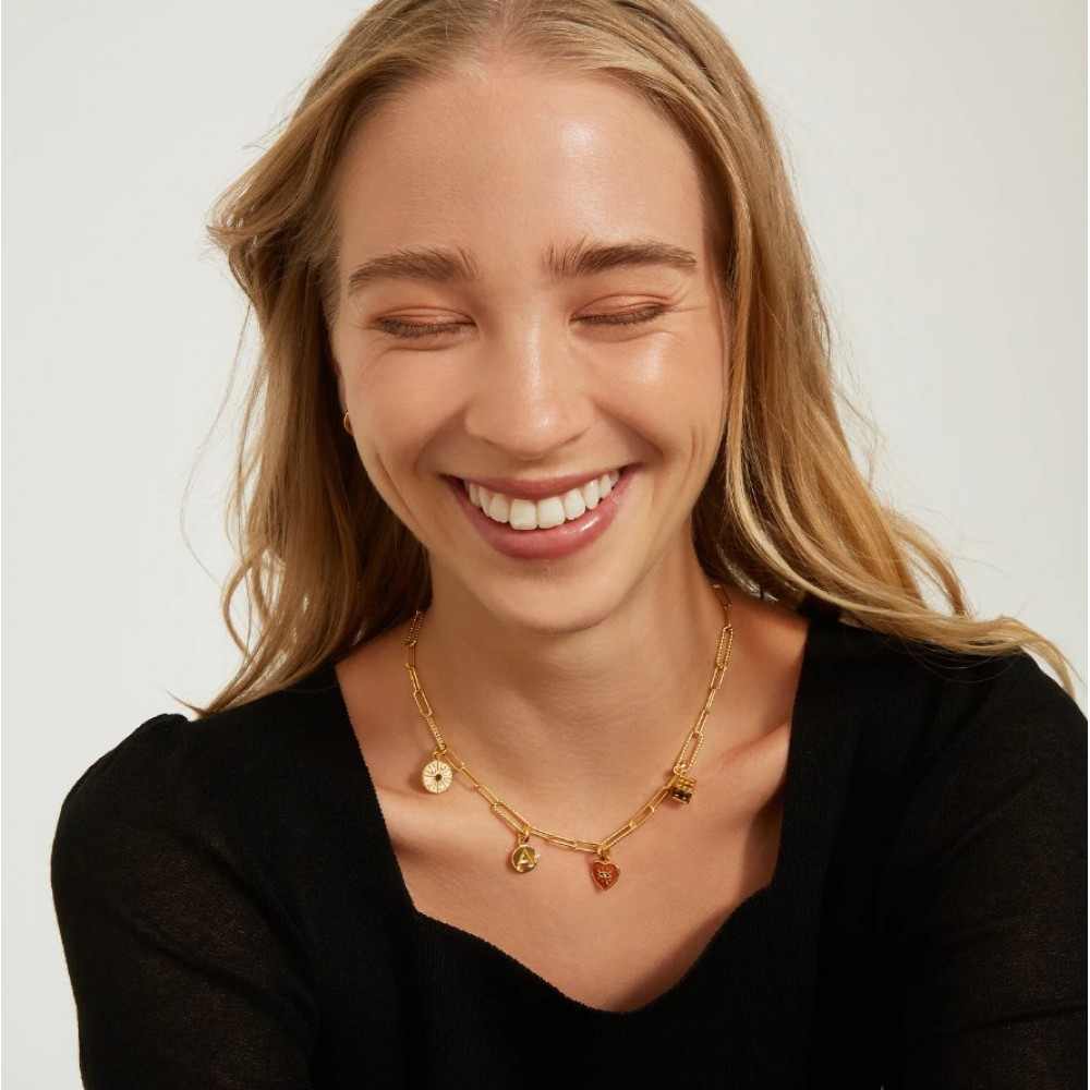 ALEYOLE Laforet Gold Επιχρυσωμένη Αλυσίδα Ασήμι 925 NG4338