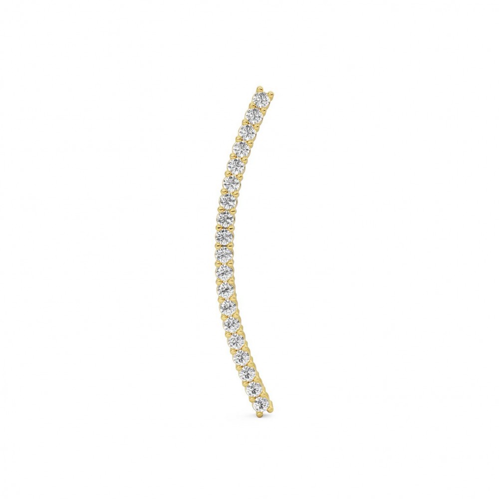 BILLION IRIS CLIMBER EARRING GOLD LEFT