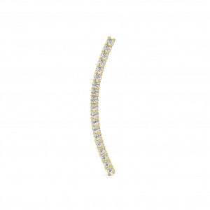 BILLION IRIS CLIMBER EARRING GOLD LEFT