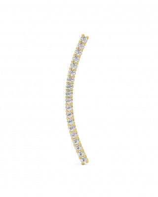 BILLION IRIS CLIMBER EARRING GOLD LEFT