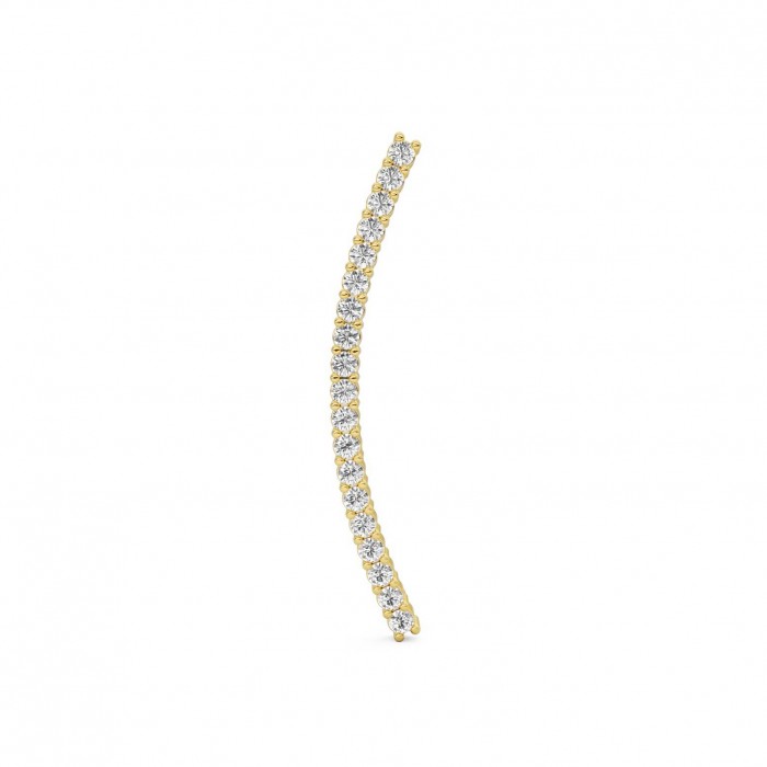 BILLION IRIS CLIMBER EARRING GOLD LEFT