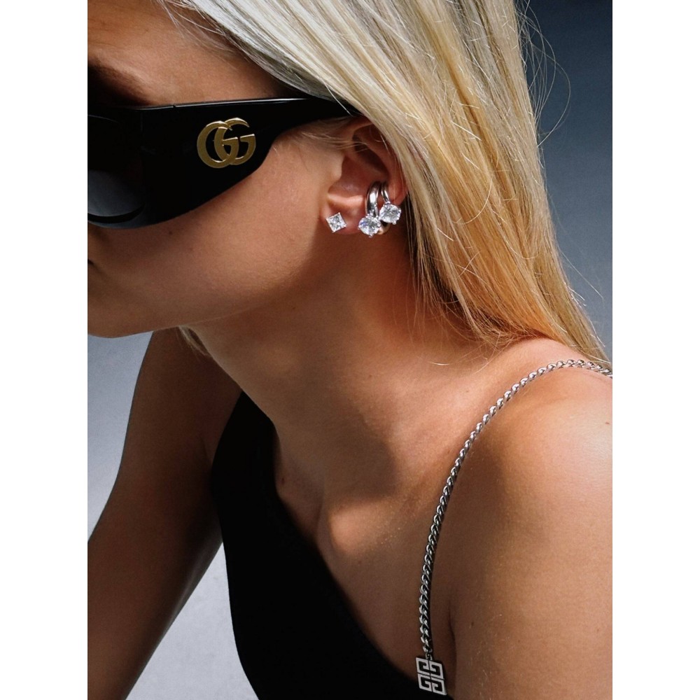 BILLION AVENUE SOLITAIRE CHUNKY KOS EARCUFF