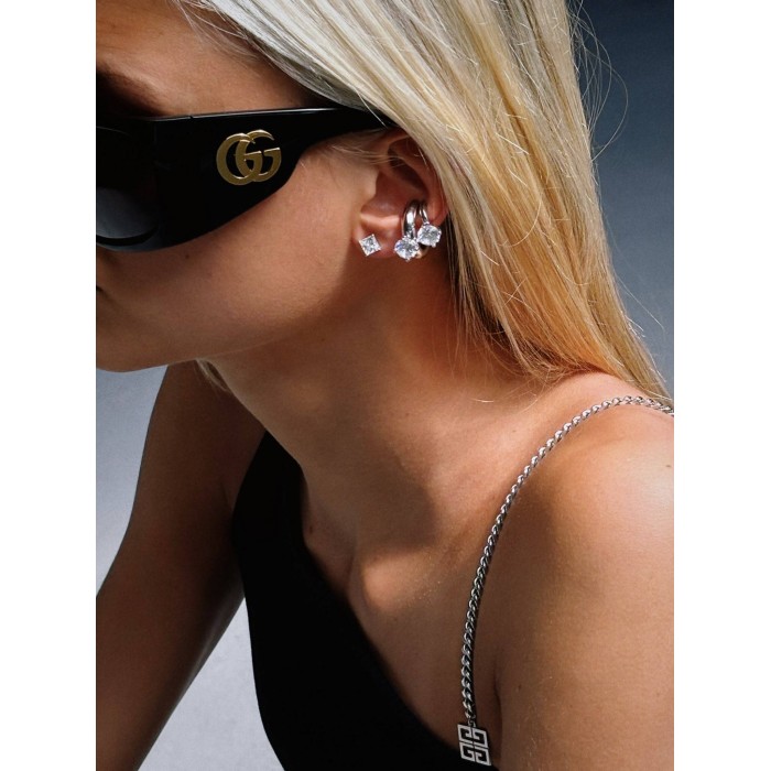BILLION AVENUE SOLITAIRE CHUNKY KOS EARCUFF