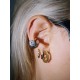 BILLION AVENUE SOLITAIRE CLASSIC EARCUFF GOLD