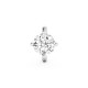 BILLION AVENUE SOLITAIRE CLASSIC EARCUFF SILVER