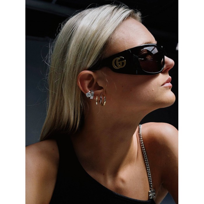 BILLION AVENUE SOLITAIRE CLASSIC EARCUFF SILVER
