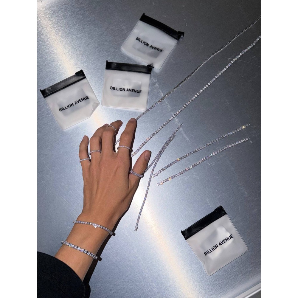 BILLION AVENUE TENNIS BAND RING ΟΛΟΒΕΡΟ ΔΑΧΤΥΛΙΔΙ