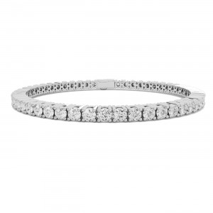 BILLION AVENUE TENNIS DIAMOND BRACELET 3mm ΒΡΑΧΙΟΛΙ ΡΙΒΙΕΡΑ SILVER 16ΜΜ