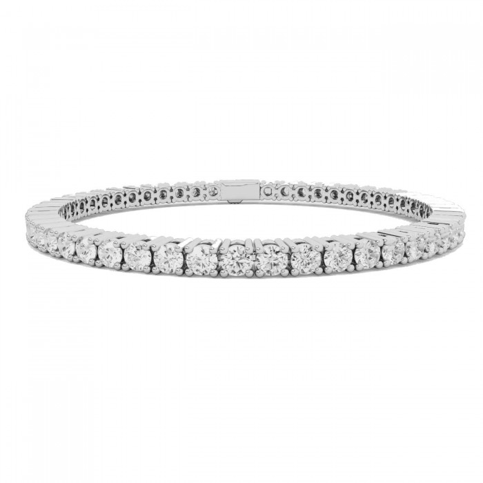 BILLION AVENUE TENNIS DIAMOND BRACELET 3mm ΒΡΑΧΙΟΛΙ ΡΙΒΙΕΡΑ SILVER 18ΜΜ