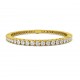 BILLION AVENUE TENNIS DIAMOND BRACELET 3mm ΒΡΑΧΙΟΛΙ ΡΙΒΙΕΡΑ GOLD 16ΜΜ