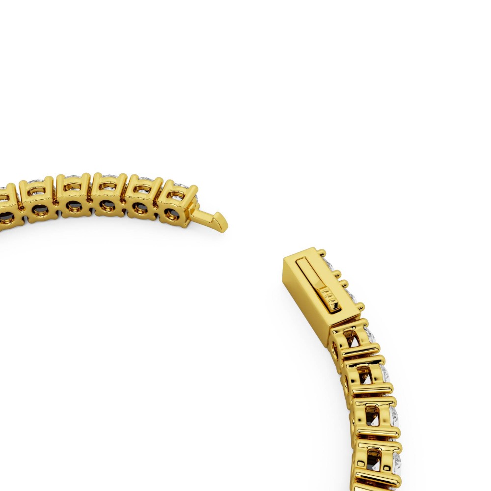 BILLION AVENUE TENNIS DIAMOND BRACELET 3mm ΒΡΑΧΙΟΛΙ ΡΙΒΙΕΡΑ GOLD 16ΜΜ