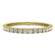 BILLION AVENUE TENNIS DIAMOND BRACELET 4mm ΒΡΑΧΙΟΛΙ ΡΙΒΙΕΡΑ GOLD 17ΜΜ