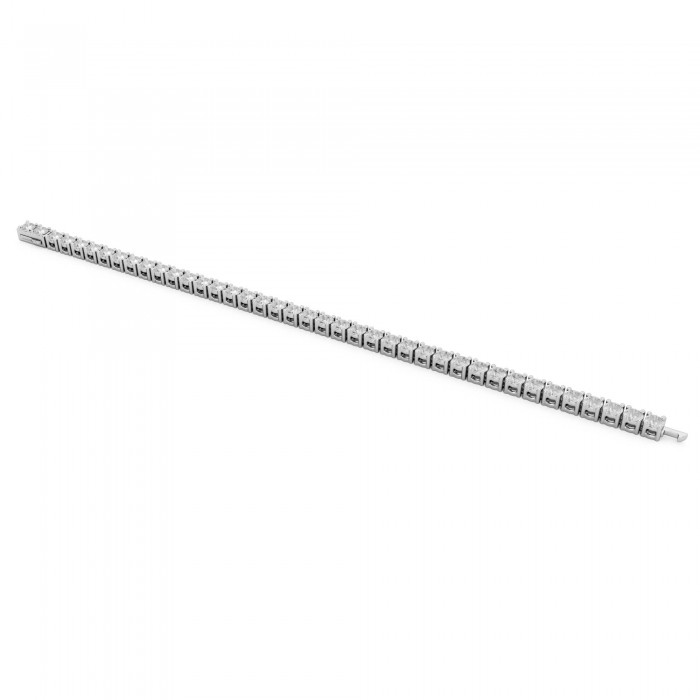 BILLION AVENUE TENNIS DIAMOND BRACELET 3mm ΒΡΑΧΙΟΛΙ ΡΙΒΙΕΡΑ SILVER 18ΜΜ