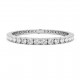 BILLION AVENUE TENNIS DIAMOND BRACELET 4mm ΒΡΑΧΙΟΛΙ ΡΙΒΙΕΡΑ SILVER 18ΜΜ