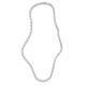 BILLION AVENUE TENNIS DIAMOND NECKLACE 3mm ΚΟΛΙΕ ΡΙΒΙΕΡΑ SILVER 45