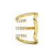 BILLION AVENUE TRIO IVY DIAMOND EARCUFF GOLD