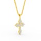 BILLION AVENUE AVA CROSS NECKLACE ΣΤΑΥΡΟΣ ΚΟΛΙΕ GOLD BILLION AVENUE AVA CROSS NECKLACE ΣΤΑΥΡΟΣ ΚΟΛΙΕ GOLD