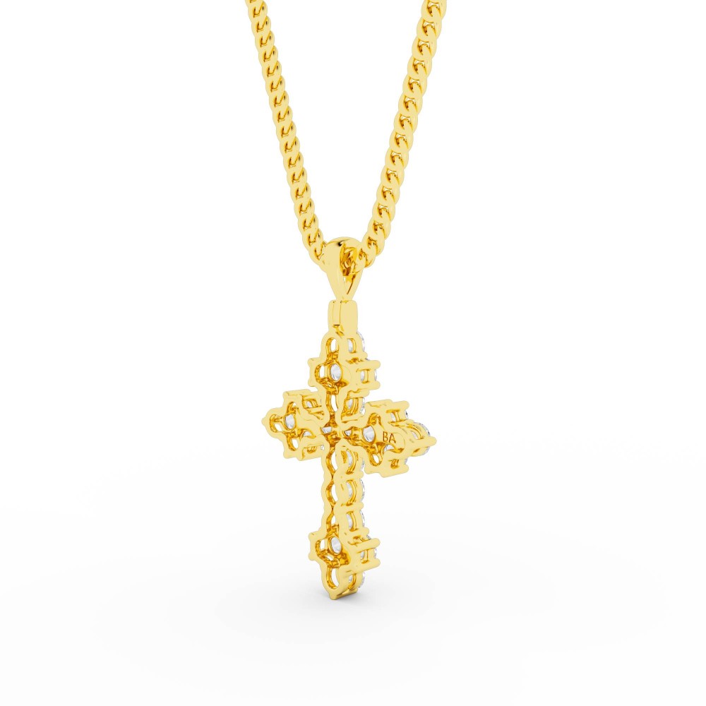BILLION AVENUE AVA CROSS NECKLACE ΣΤΑΥΡΟΣ ΚΟΛΙΕ GOLD BILLION AVENUE AVA CROSS NECKLACE ΣΤΑΥΡΟΣ ΚΟΛΙΕ GOLD