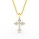 BILLION AVENUE AVA CROSS NECKLACE ΣΤΑΥΡΟΣ ΚΟΛΙΕ GOLD BILLION AVENUE AVA CROSS NECKLACE ΣΤΑΥΡΟΣ ΚΟΛΙΕ GOLD