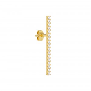 BILLION AVENUE BARI DIAMOND EARSTUD GOLD