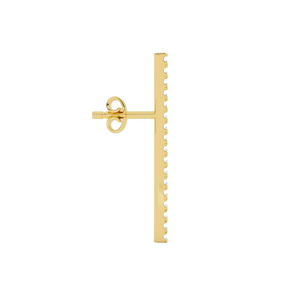 BILLION AVENUE BARI DIAMOND EARSTUD GOLD BILLION AVENUE BARI DIAMOND EARSTUD GOLD