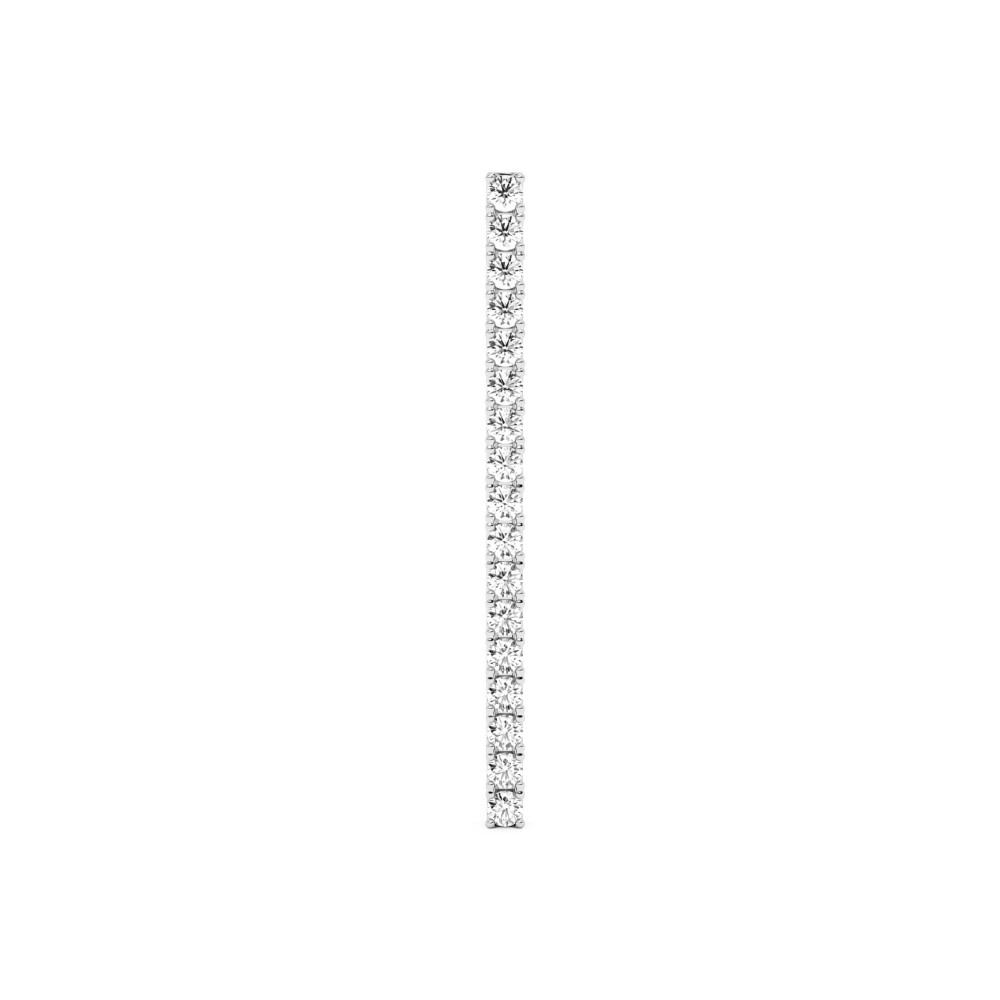 BILLION AVENUE BARI DIAMOND EARSTUD SILVER
