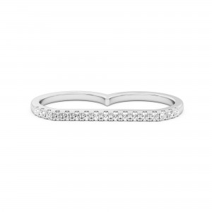 BILLION AVENUE BARI DIAMOND RING SILVER ΔΙΠΛΟ ΔΑΧΤΥΛΙΔΙ
