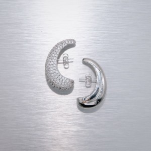 BILLION AVENUE BULB EARSTUD SILVER