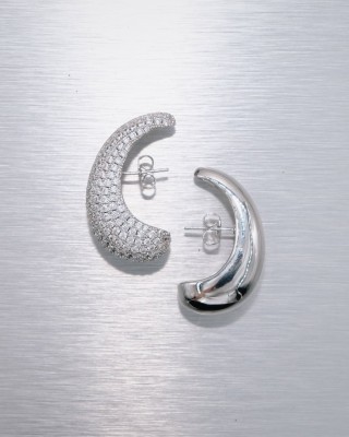 BILLION AVENUE BULB EARSTUD SILVER