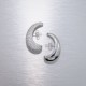 BILLION AVENUE BULB EARSTUD SILVER