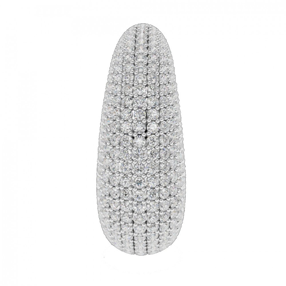 BILLION AVENUE BULB DIAMOND EARSTUD SILVER BILLION AVENUE BULB DIAMOND EARSTUD SILVER