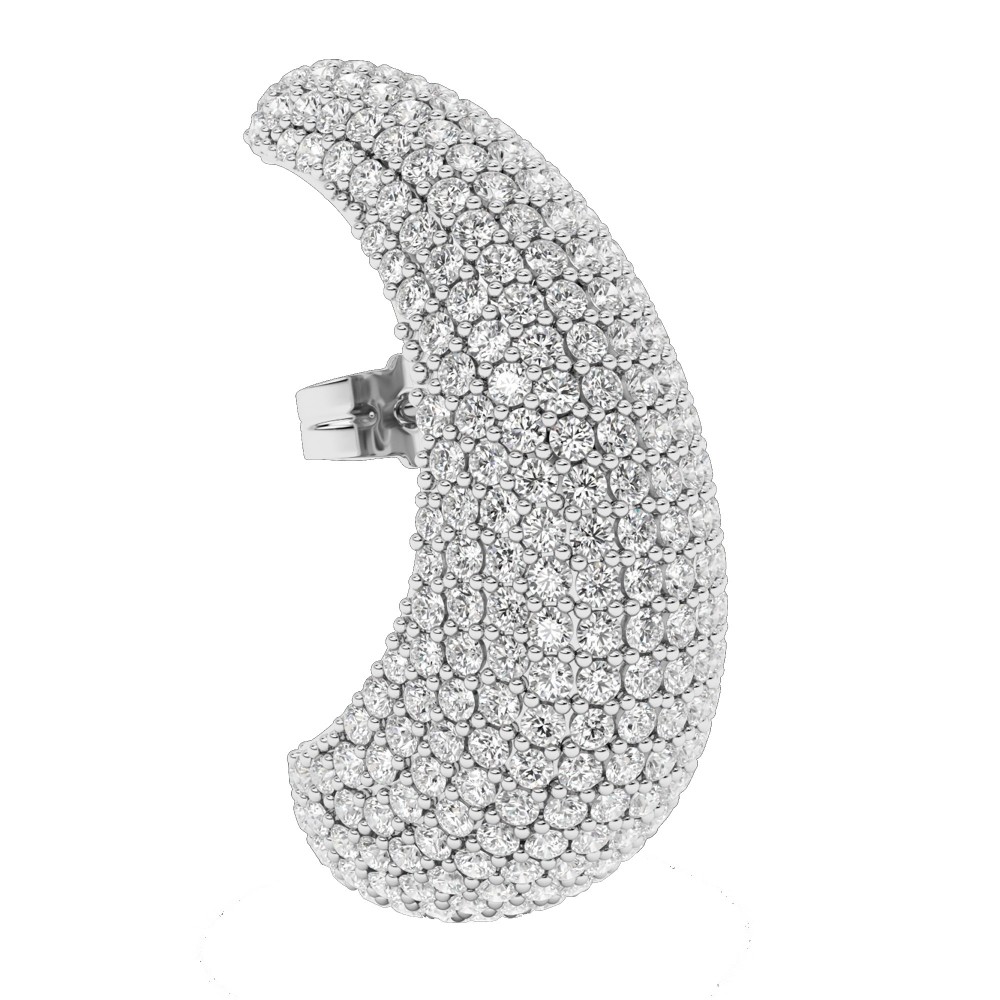 BILLION AVENUE BULB DIAMOND EARSTUD SILVER BILLION AVENUE BULB DIAMOND EARSTUD SILVER