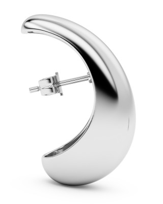 BILLION AVENUE BULB EARSTUD SILVER