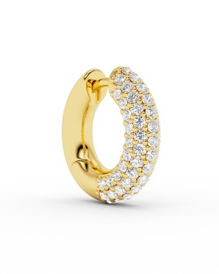 BILLION AVENUE CHUNKY KOS DIAMOND EARRING GOLD