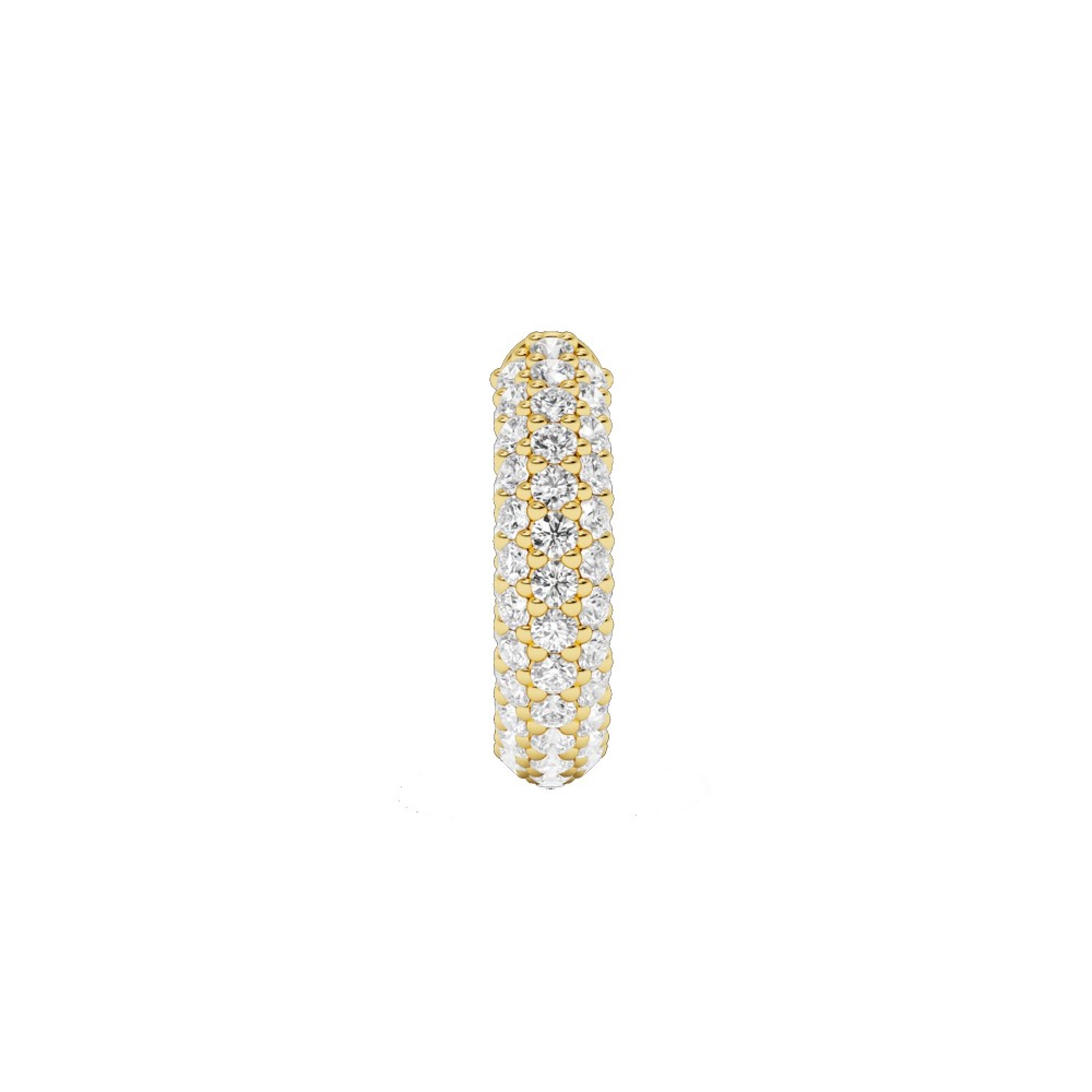 BILLION AVENUE CHUNKY KOS DIAMOND EARRING GOLD