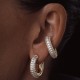 BILLION AVENUE CHUNKY KOS DIAMOND EARRING GOLD