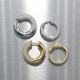 BILLION AVENUE CHUNKY KOS DIAMOND EARRING SILVER BILLION AVENUE CHUNKY KOS DIAMOND EARRING SILVER