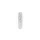 BILLION AVENUE CHUNKY KOS DIAMOND EARRING SILVER BILLION AVENUE CHUNKY KOS DIAMOND EARRING SILVER