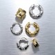 BILLION AVENUE CHUNKY KOS MOLTEN EARRING GOLD BILLION AVENUE CHUNKY KOS MOLTEN EARRING GOLD